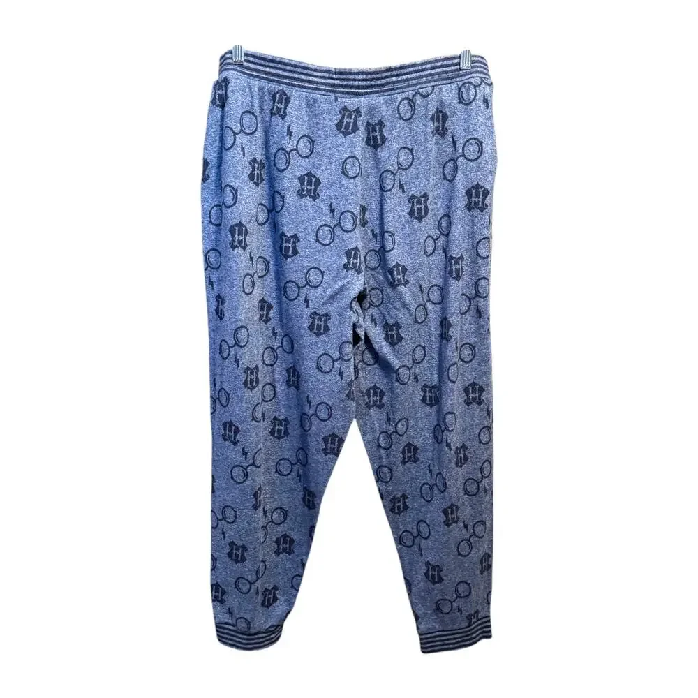Harry Potter Wizarding World 2-Piece Pajama Lounge Set Blue XXL